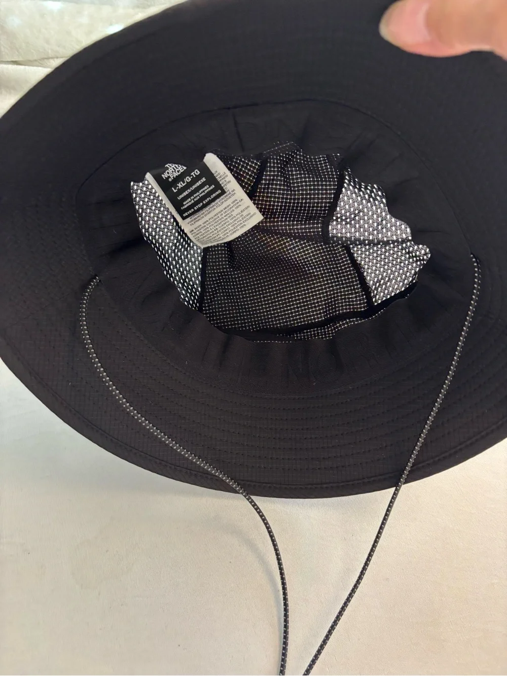 The North Face Summer LT Run Bucket Hat, Black Size L-XL